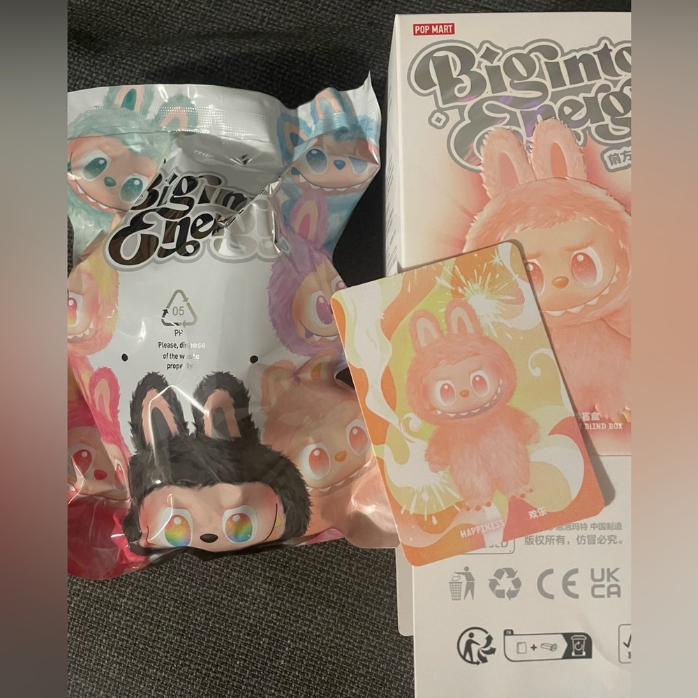 BNIB/Sealed - Labubu Big Into Energy (BIE) - HAPPINESS